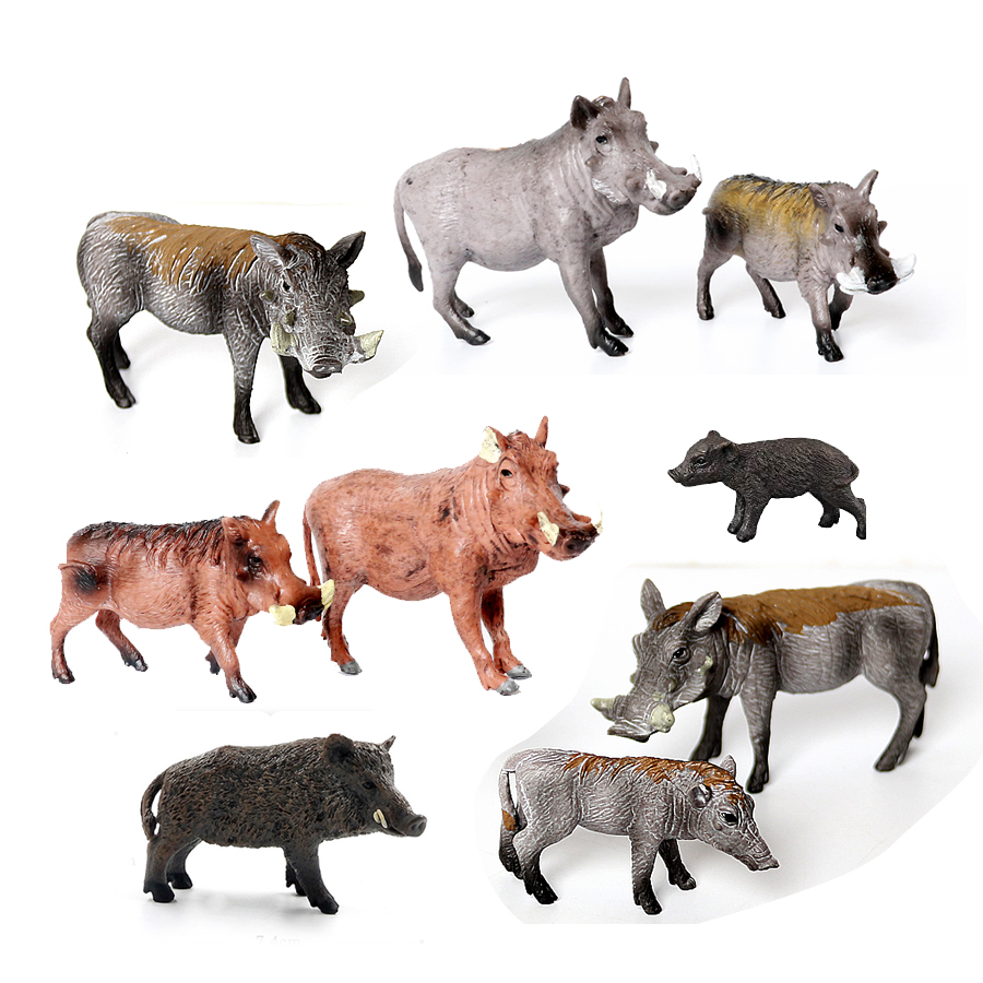 Kids Toys Under 1 Year - Realistic Plastic Jungle Forest Animals Wild