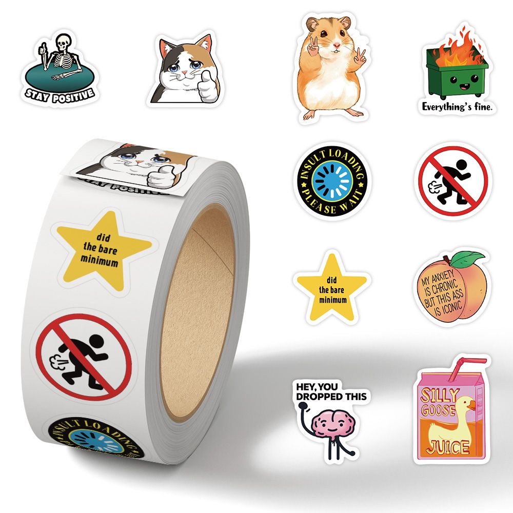 500pcs Funny Emotion Meme Stic - Kids Toys Laptop review and price