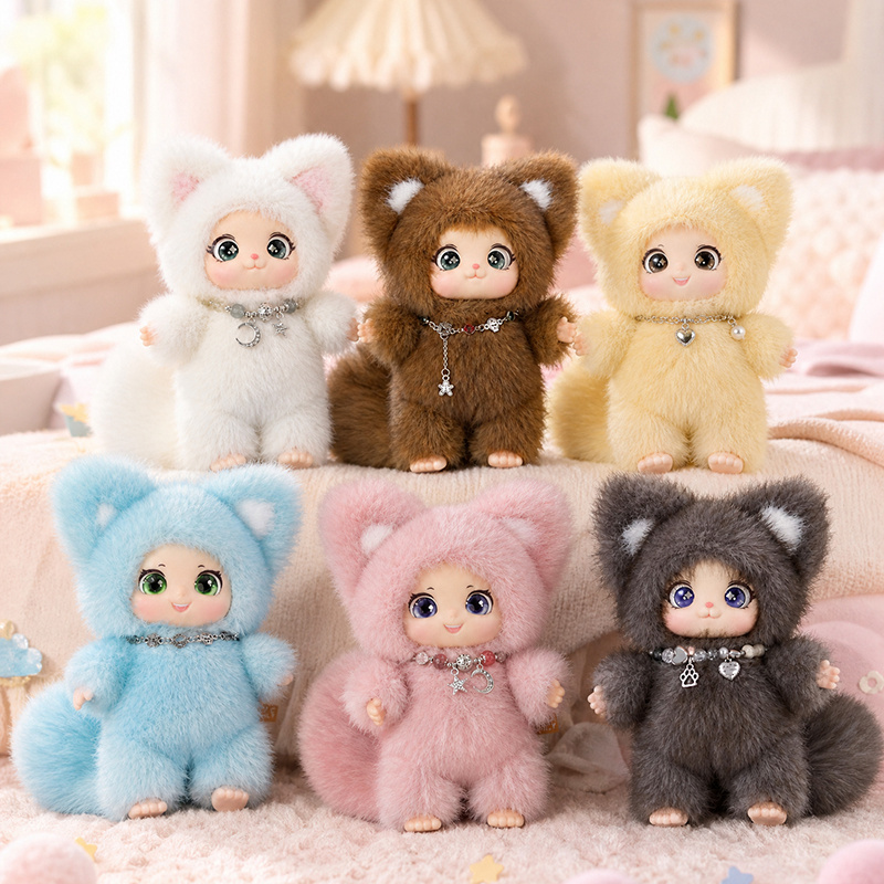18cm New Cute Family Fox Plush - Kids Toys Doll review and price
