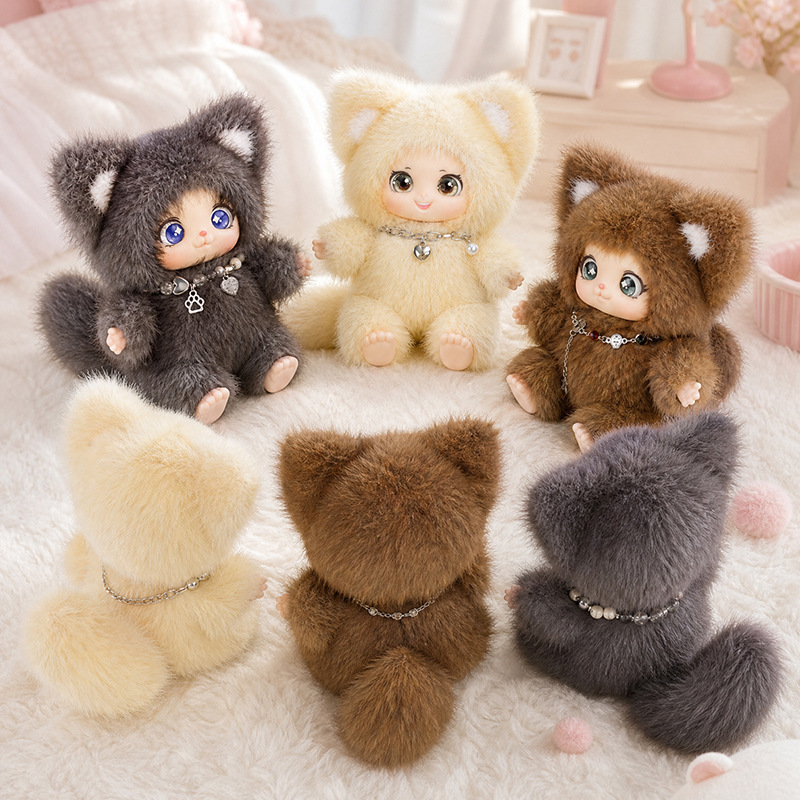 18cm New Cute Family Fox Plush - Kids Toys Doll review and price
