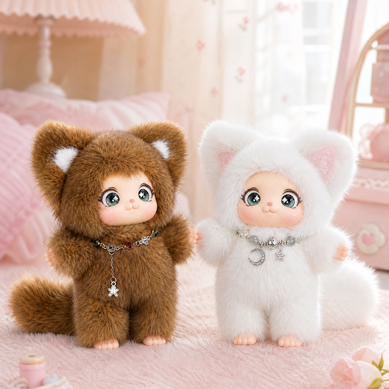 18cm New Cute Family Fox Plush - Kids Toys Doll review and price