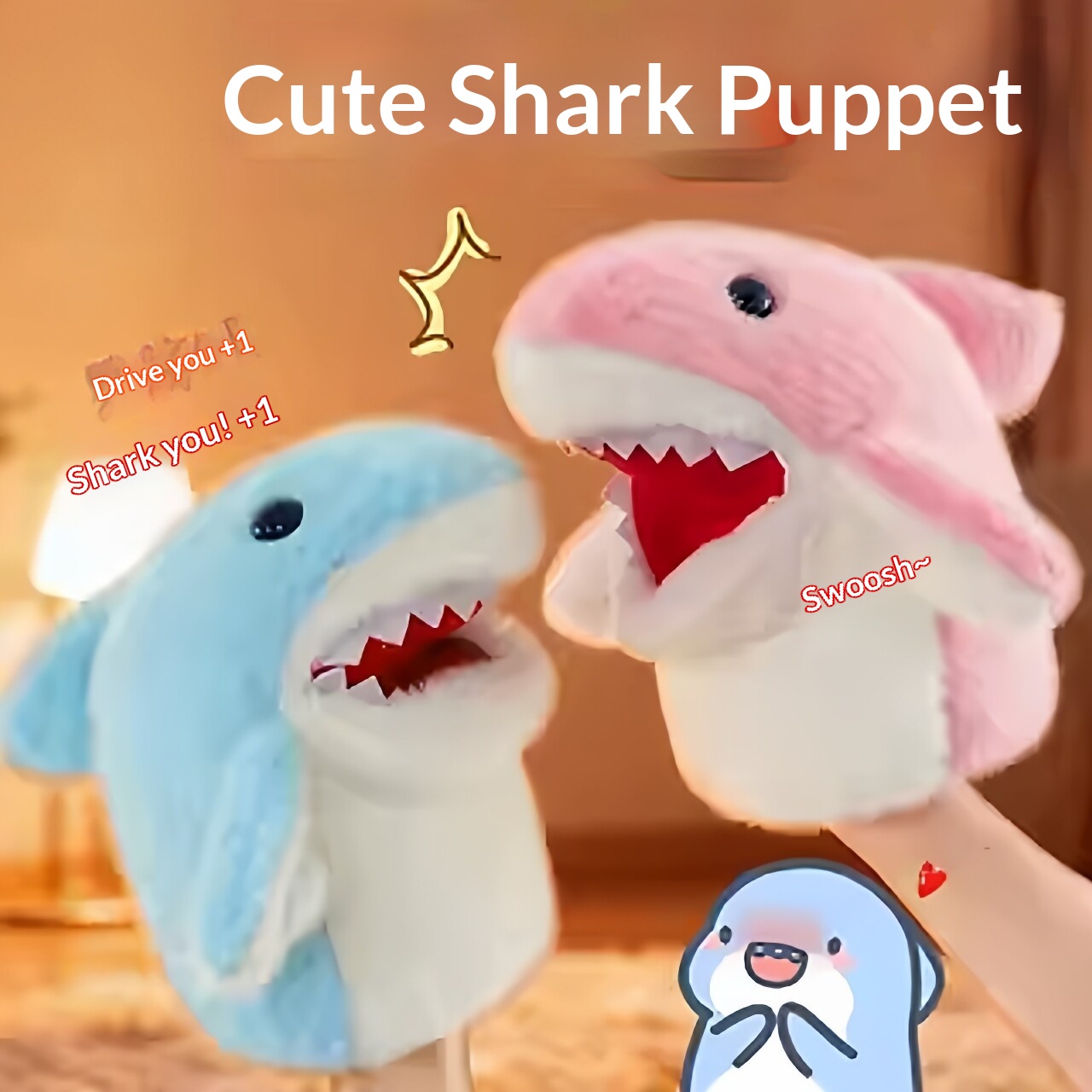 Shark Hand Puppet Plush Shark  - Kids Toys Doll review and price