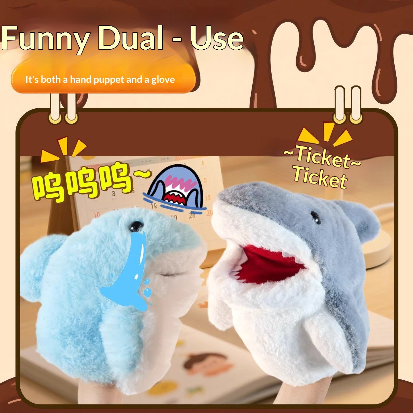 Shark Hand Puppet Plush Shark  - Kids Toys Doll review and price