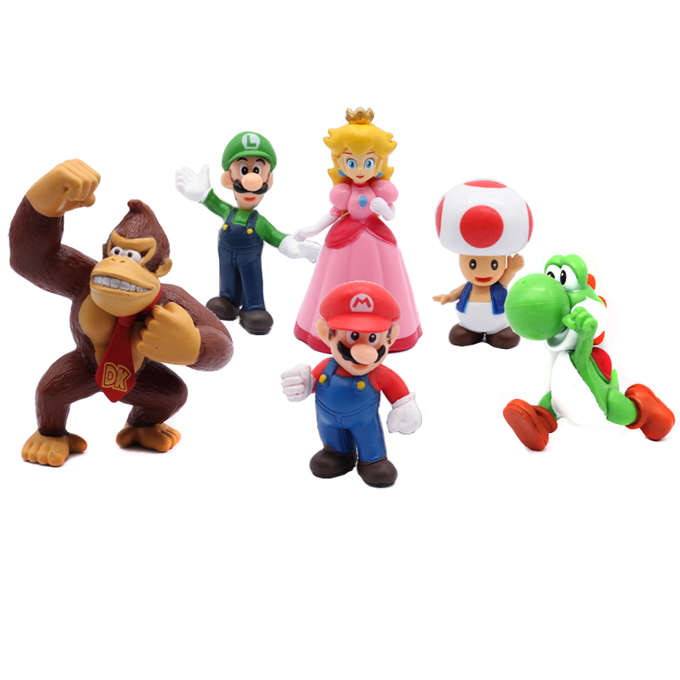 # 6pcs/set Super M Bros PVC Ac - Kids Toys Doll review and price