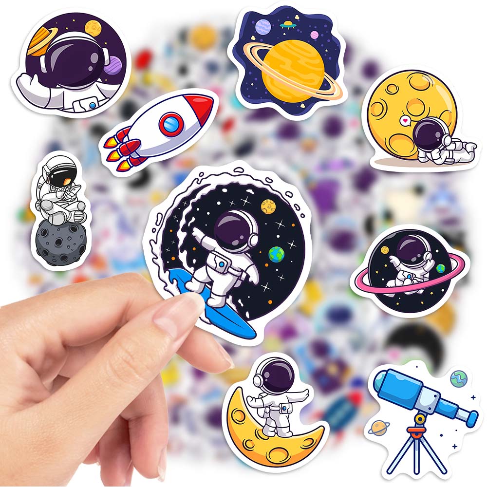 Cute Cartoon Astronaut Sticker - Kids Toys Laptop review and price